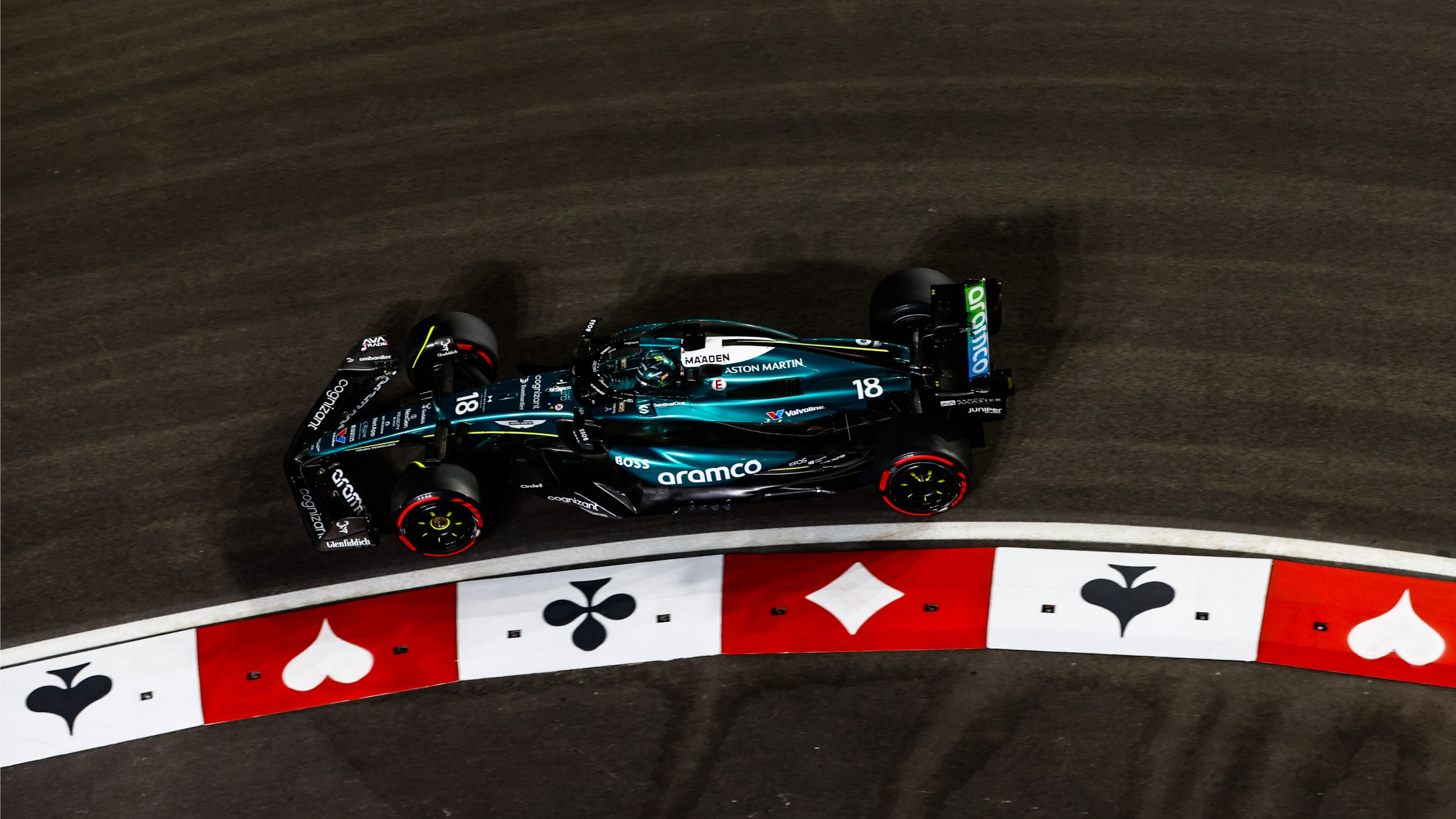 Aston MArtin in Las Vegas 2024 F1