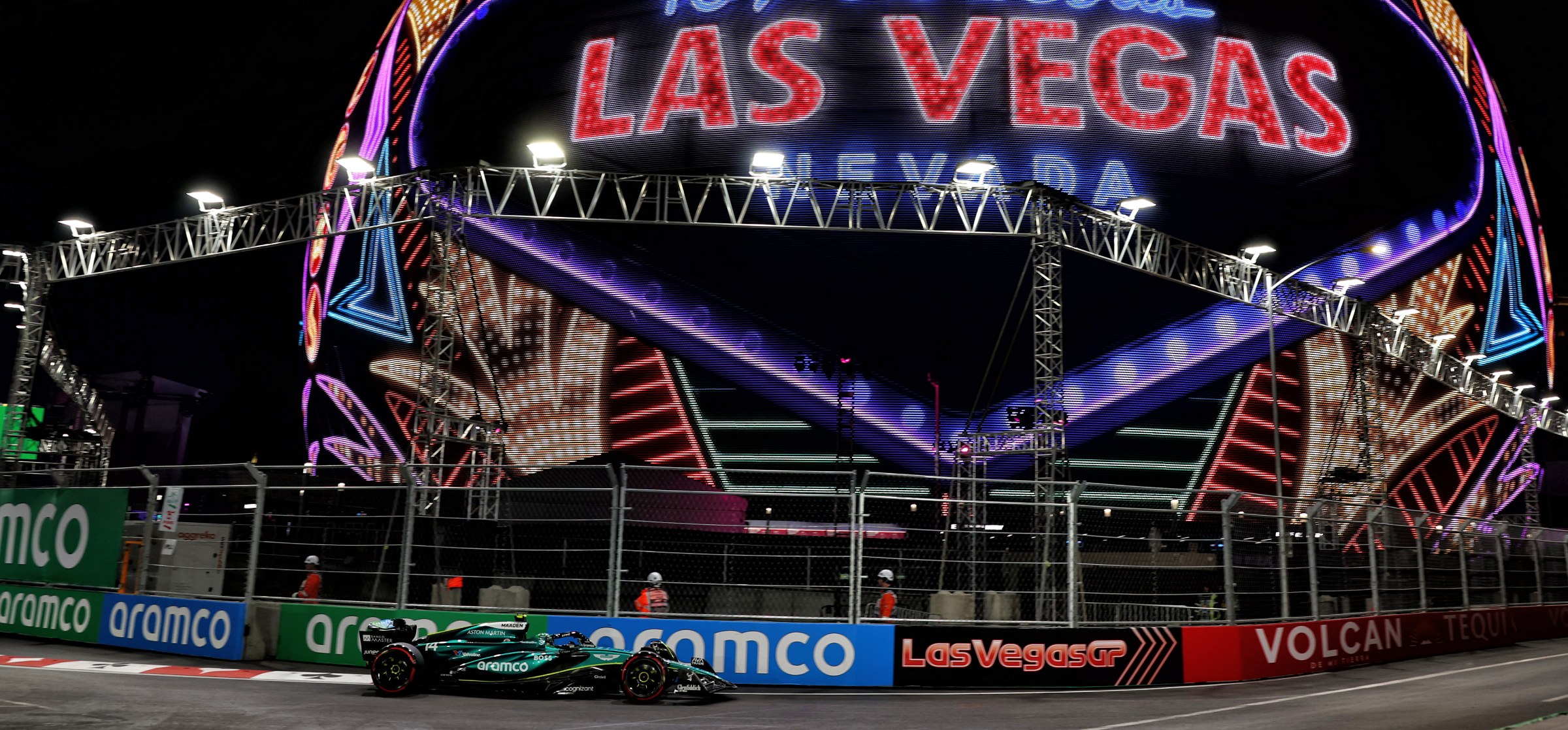 Aston MArtin in Las Vegas 2024 F1