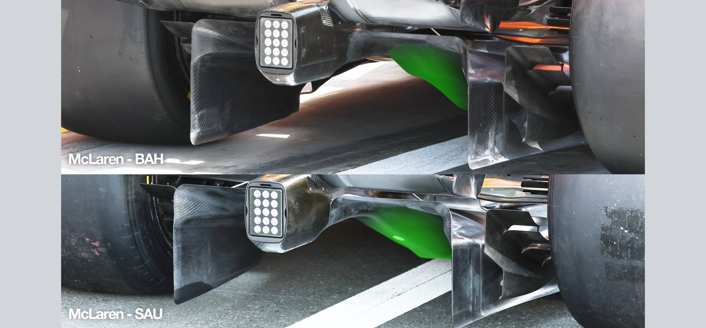 Underfloor of McLaren F1 car