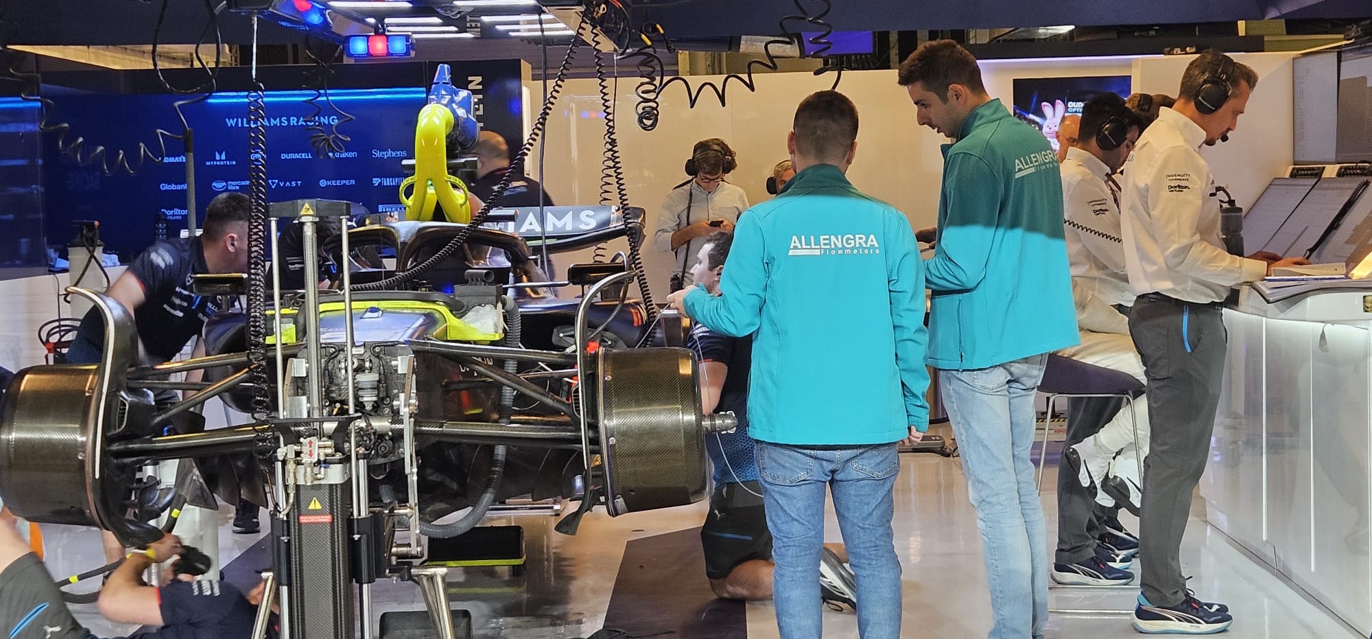 F1 fuel flow meter testing