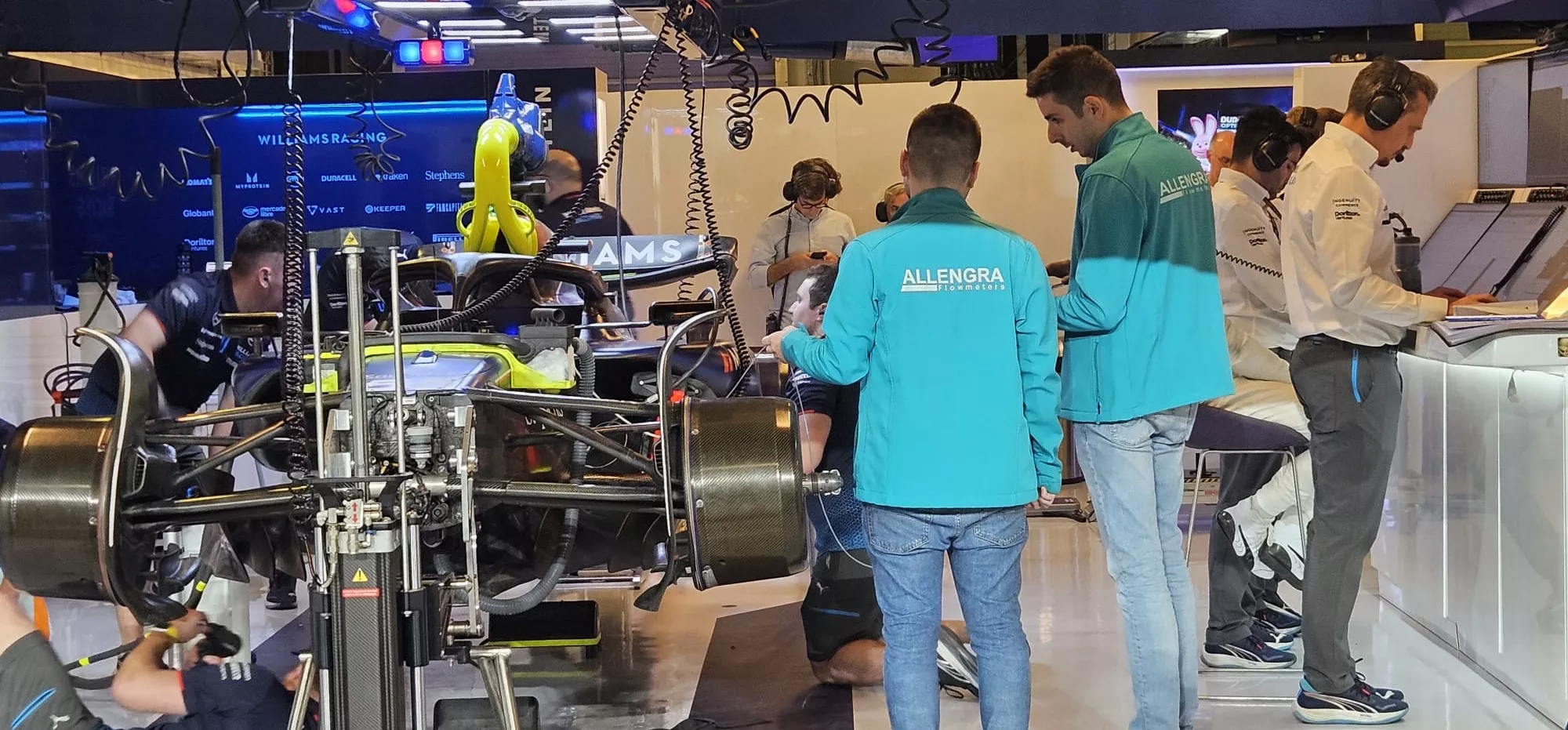 F1 fuel flow meter testing