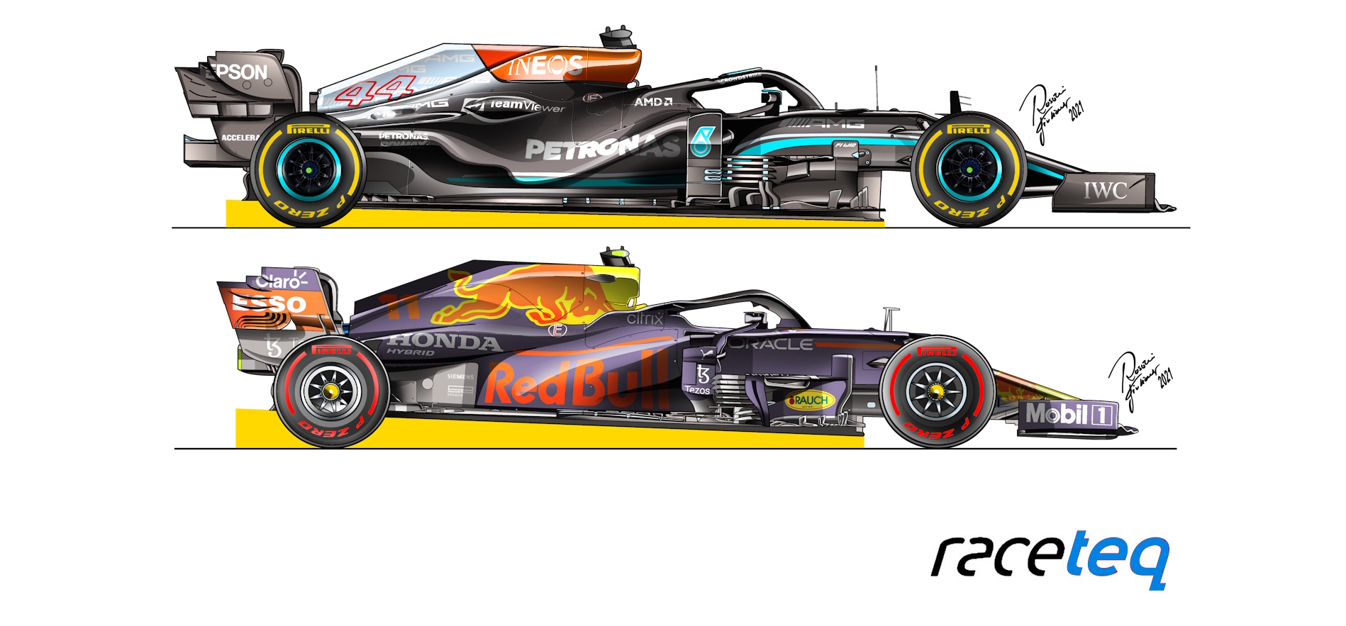Rake comparison illustration