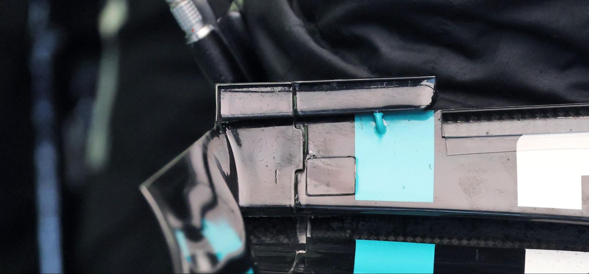 Mercedes F1 rear wing