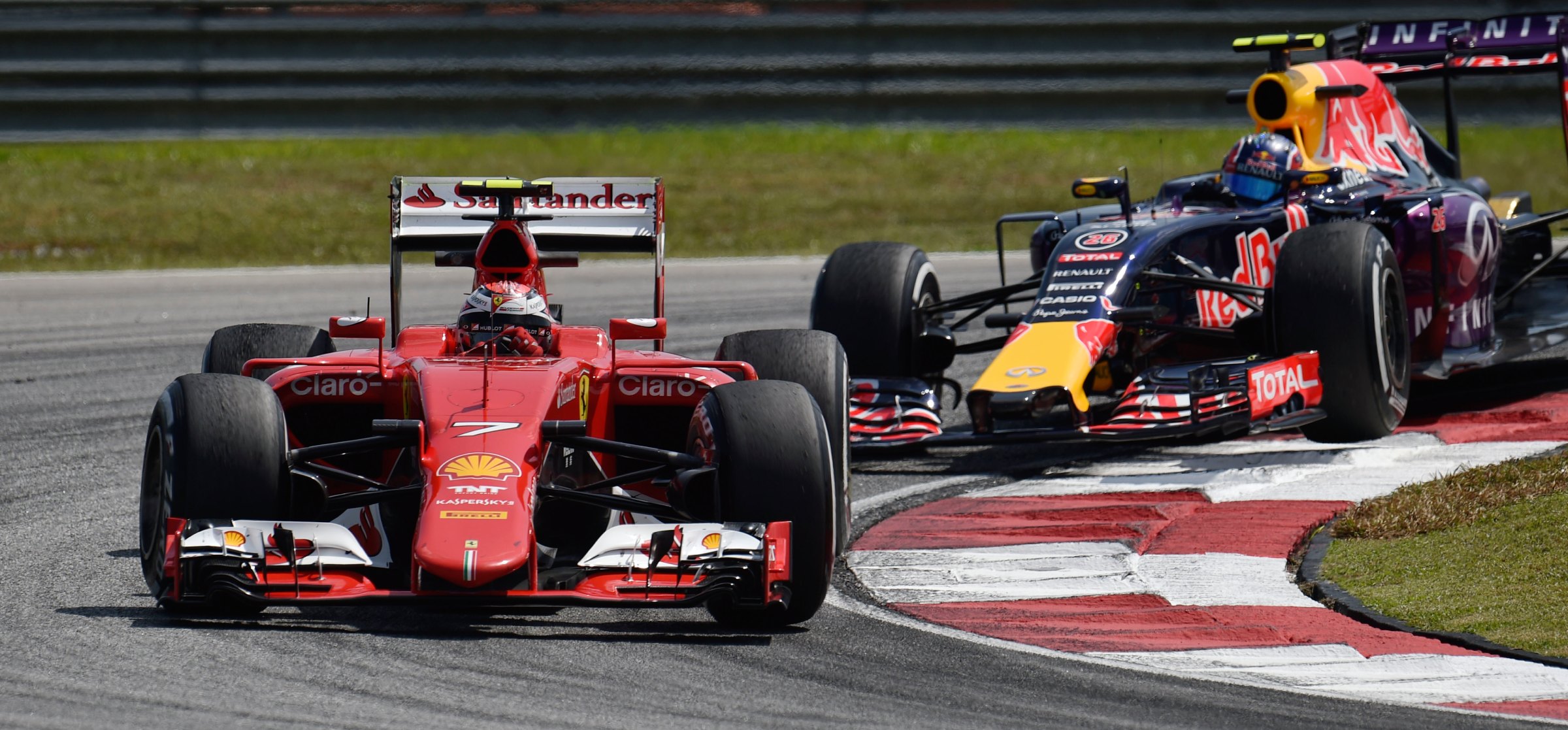 Ferrari and Red Bull 2014