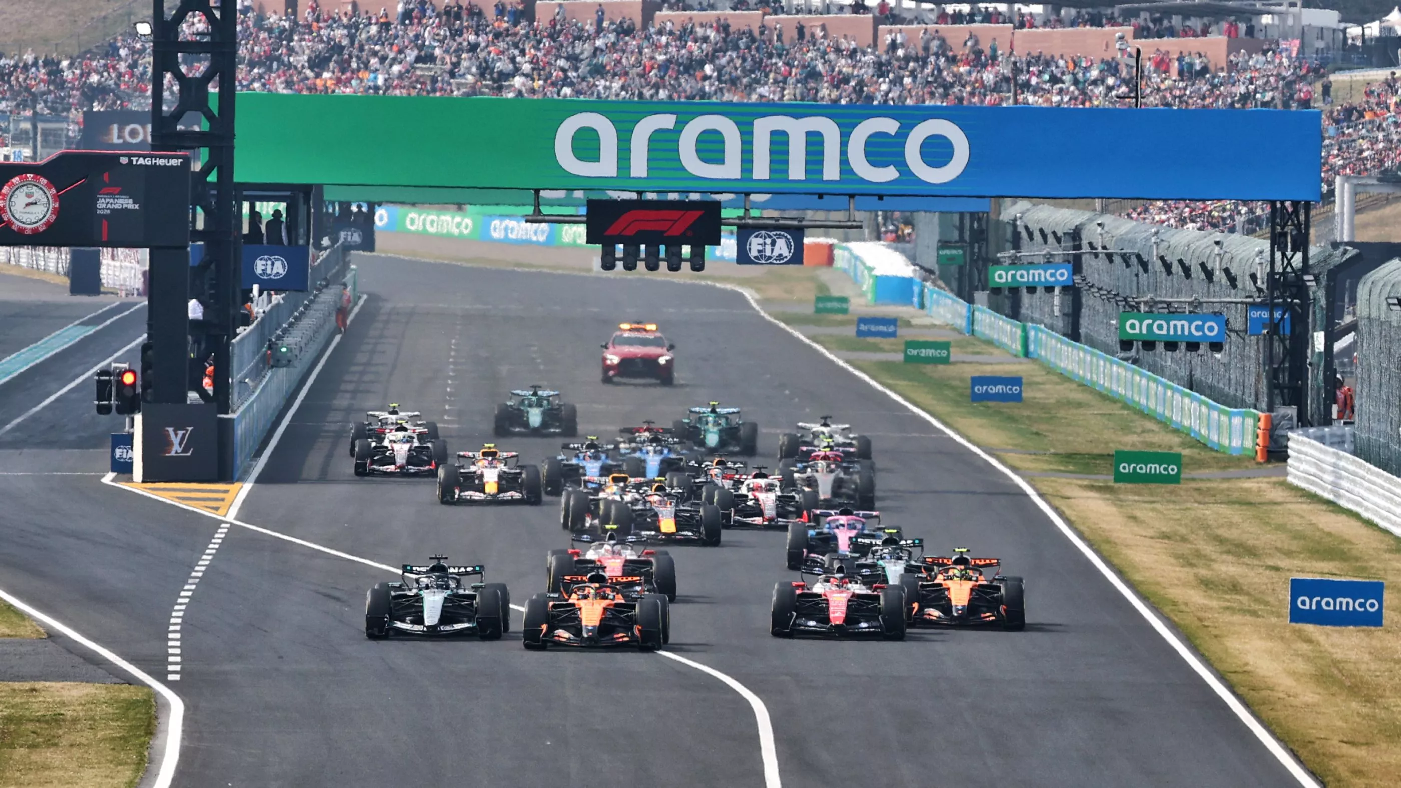 F1 race starrt