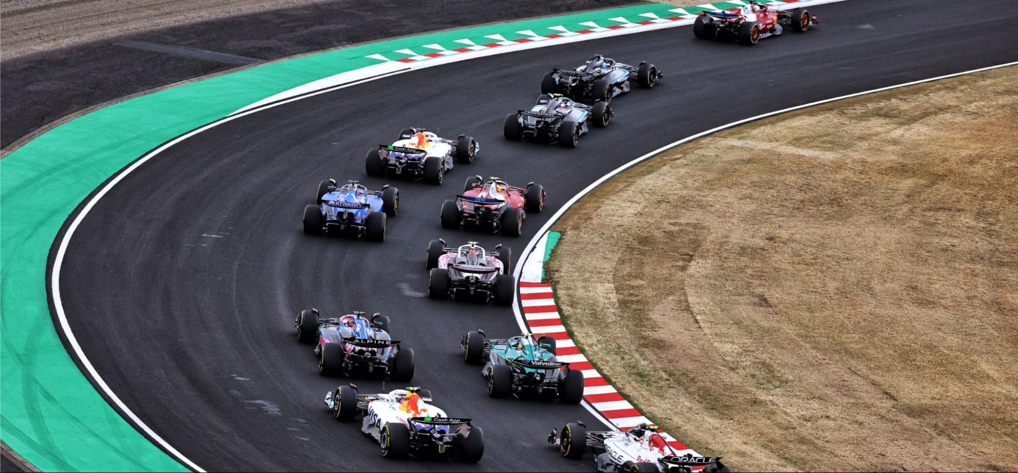F1 cars at Suzuka