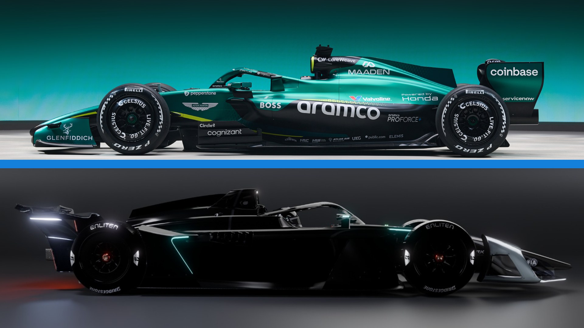 F1 car vs Formula E car