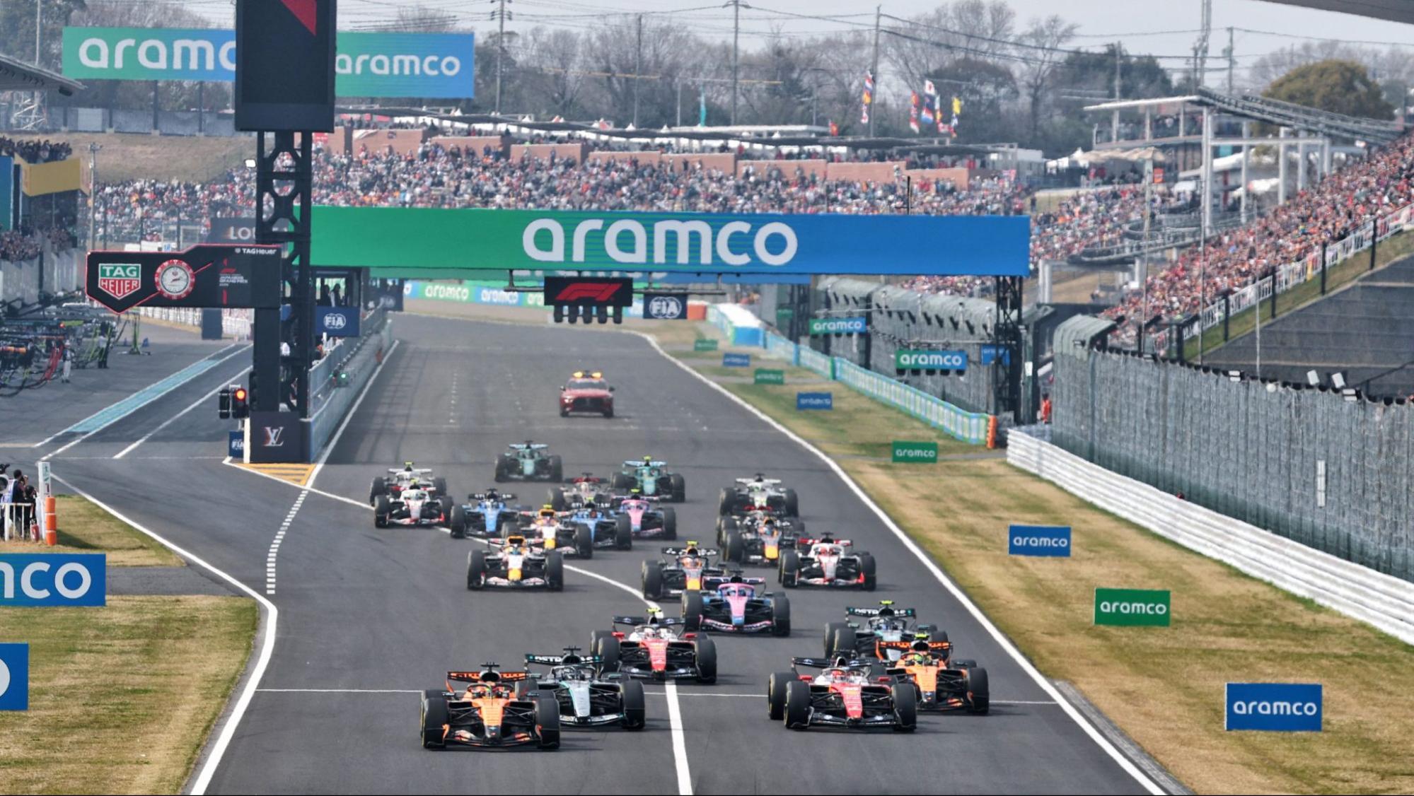 F1 start