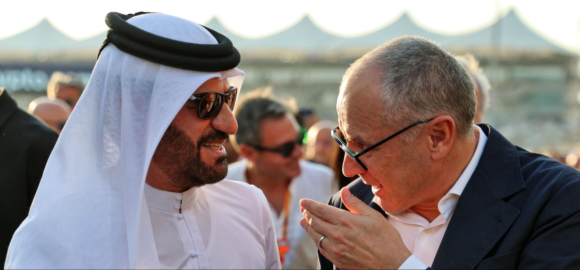 Mohammed ben Sulayem and Stefano Domenicali