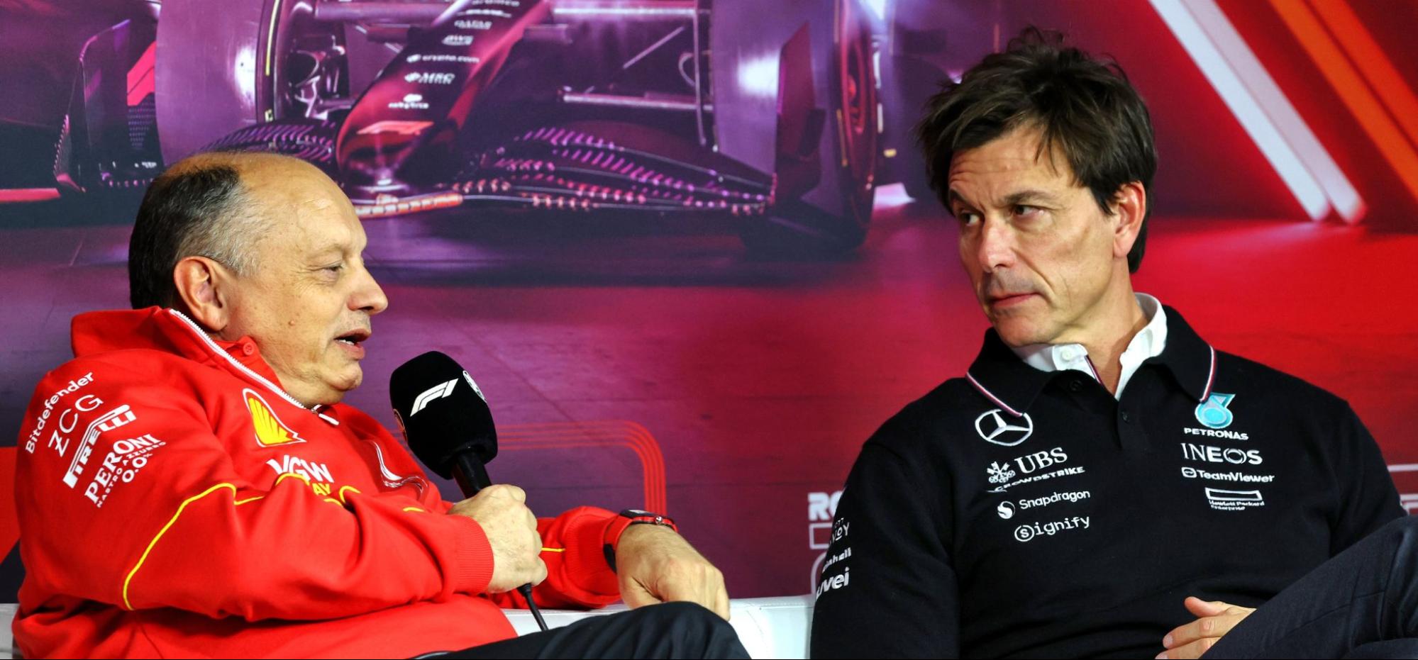Fred Vasseur and Toto Wolff