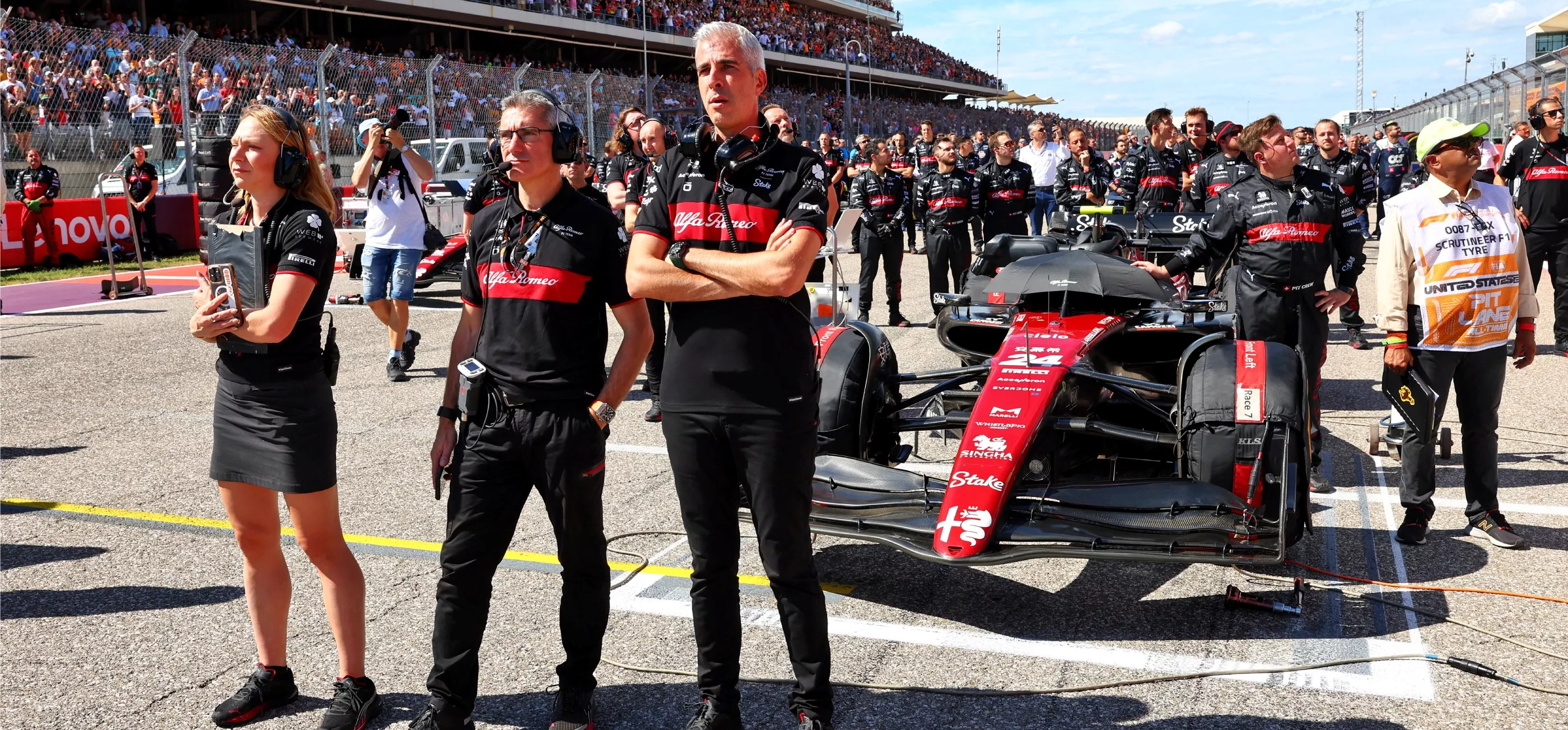 Sauber  F1 engineers
