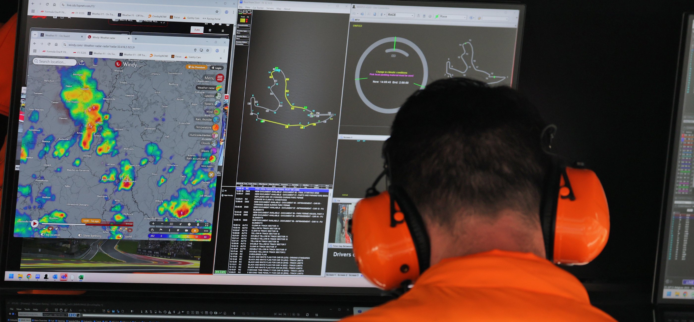 McLaren race engineer