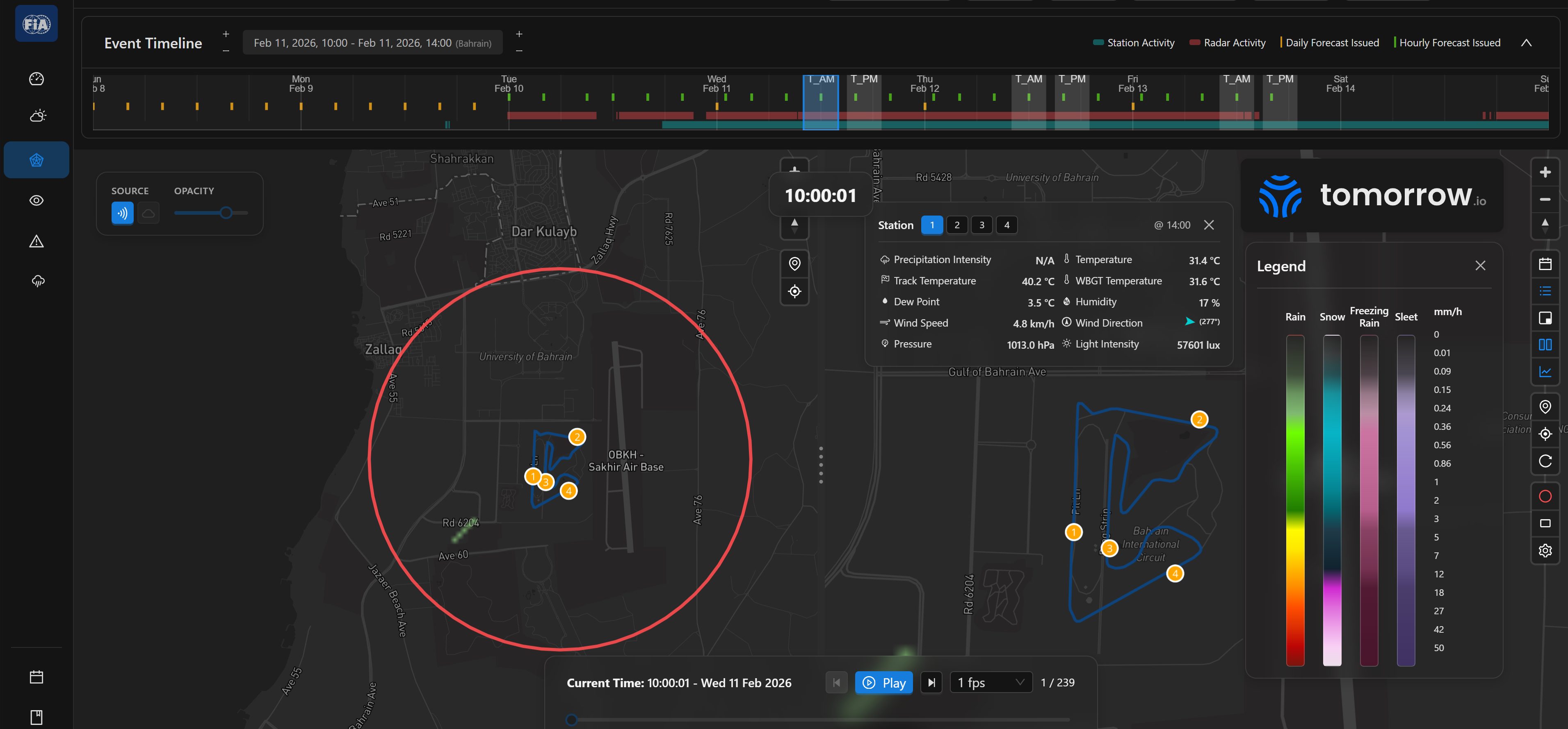 AI weather tool used by FIA