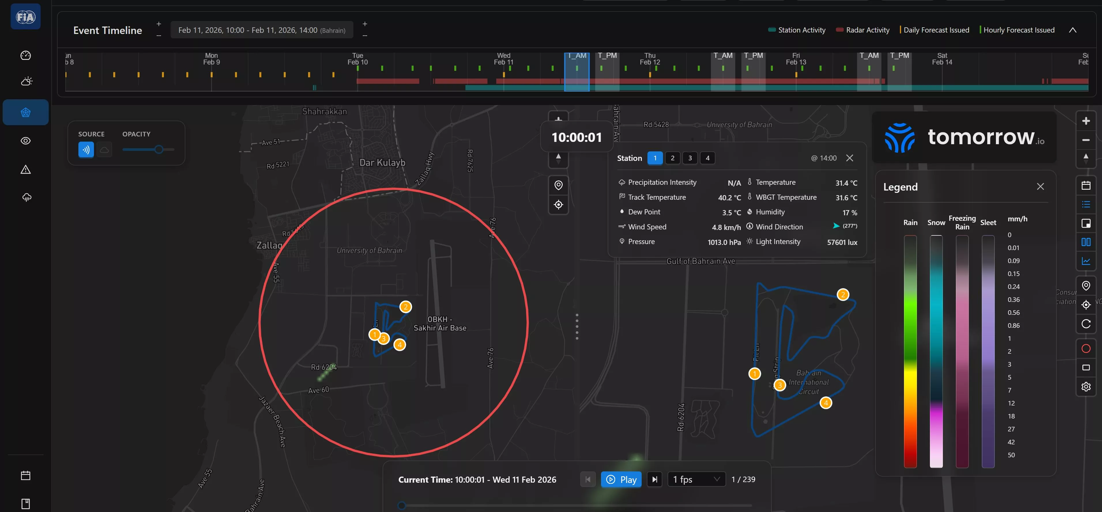 AI weather tool used by FIA