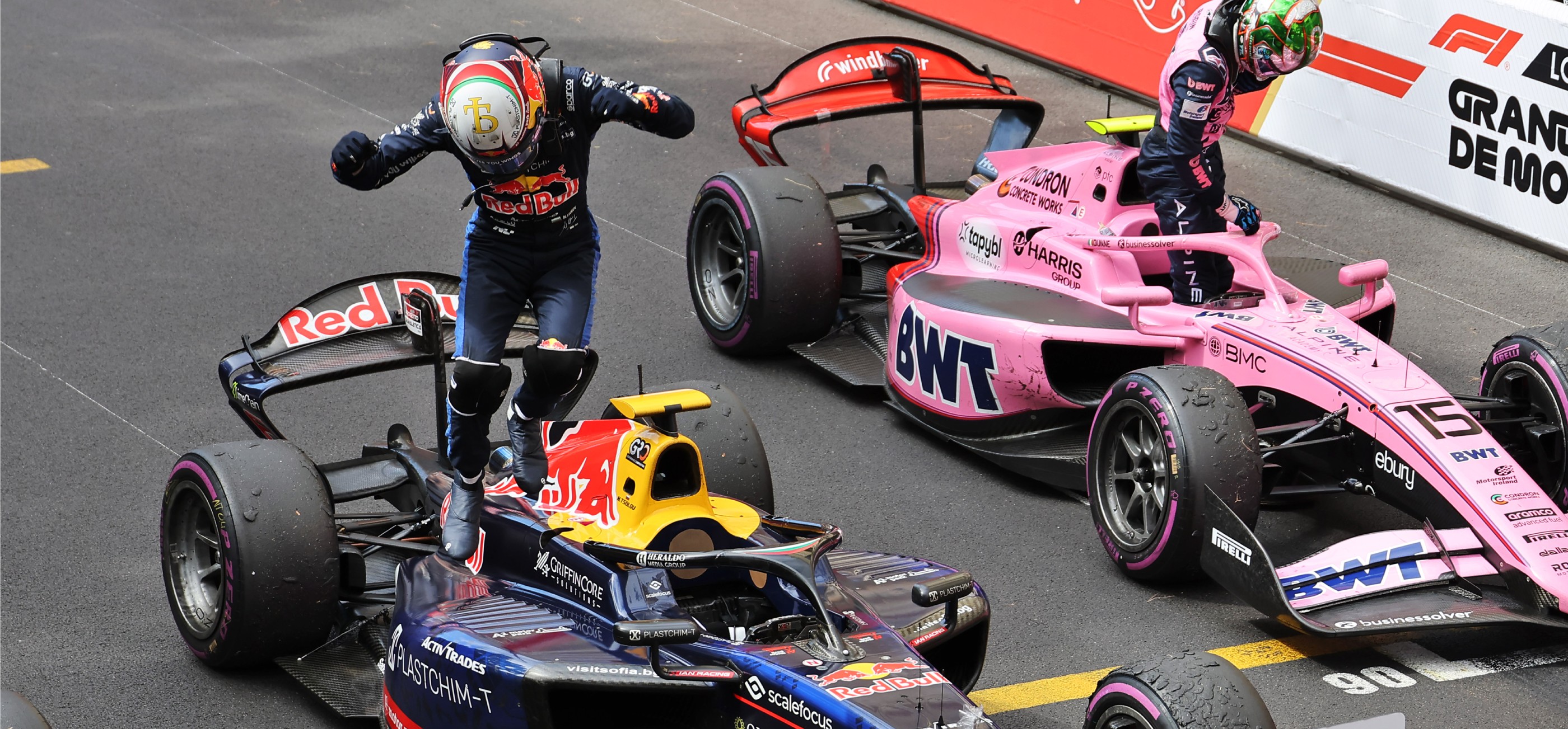 Tsolov celebrates F2 Monaco win