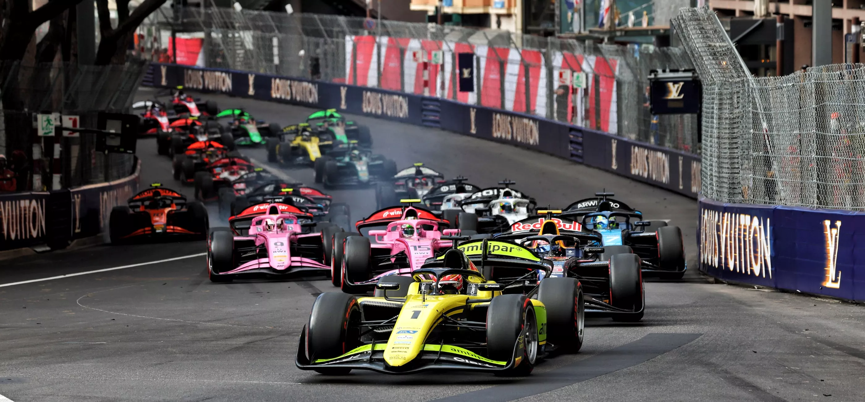 Camara leads F2 monaco feature race