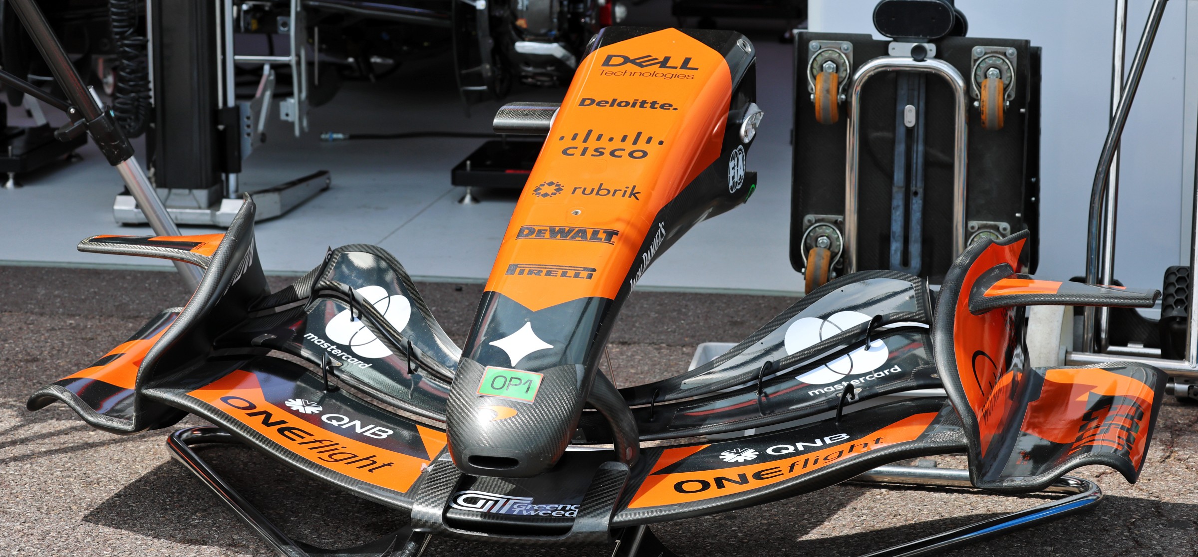 McLaren F1 front wing 2026 Monaco