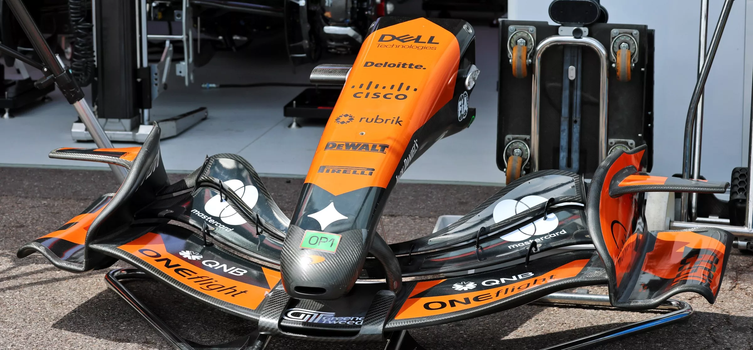 McLaren F1 front wing 2026 Monaco