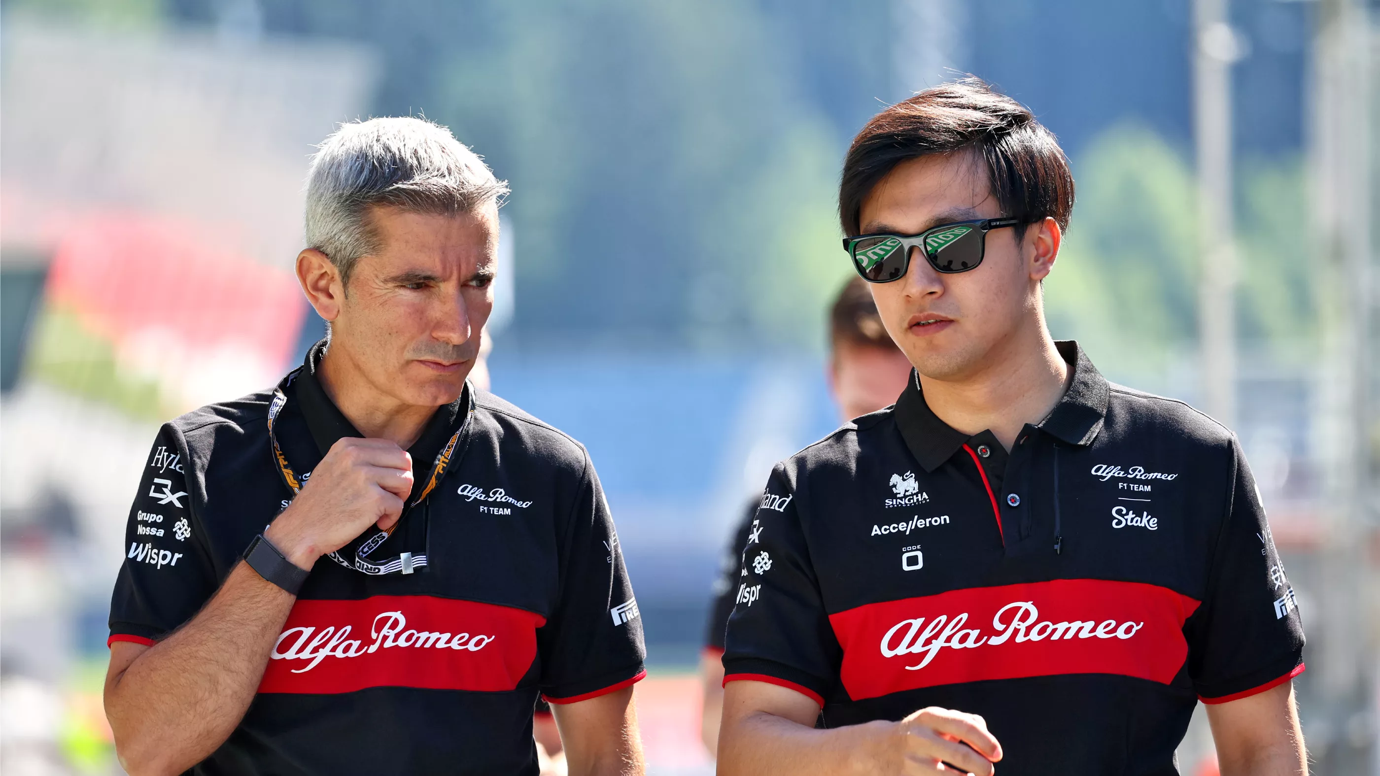 Xevi Pujolar and Zhou Guanyu