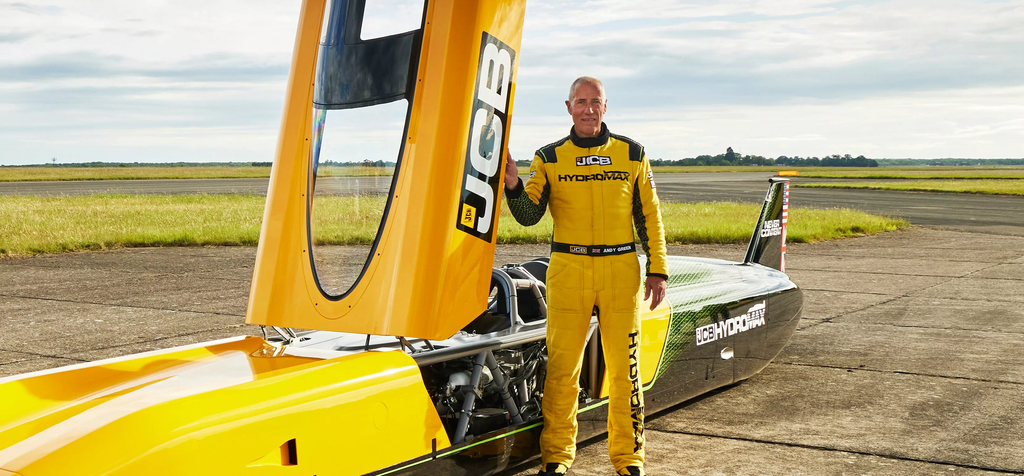 JCB Hydromax and driver Andy green