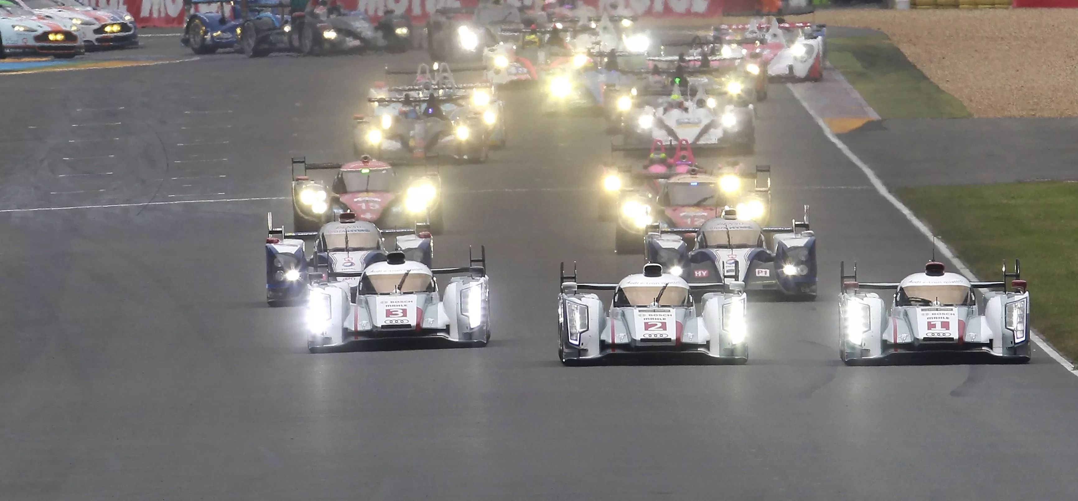 Audi took a 1-2-3 finish at the 2013 Le Mans 24 Hours