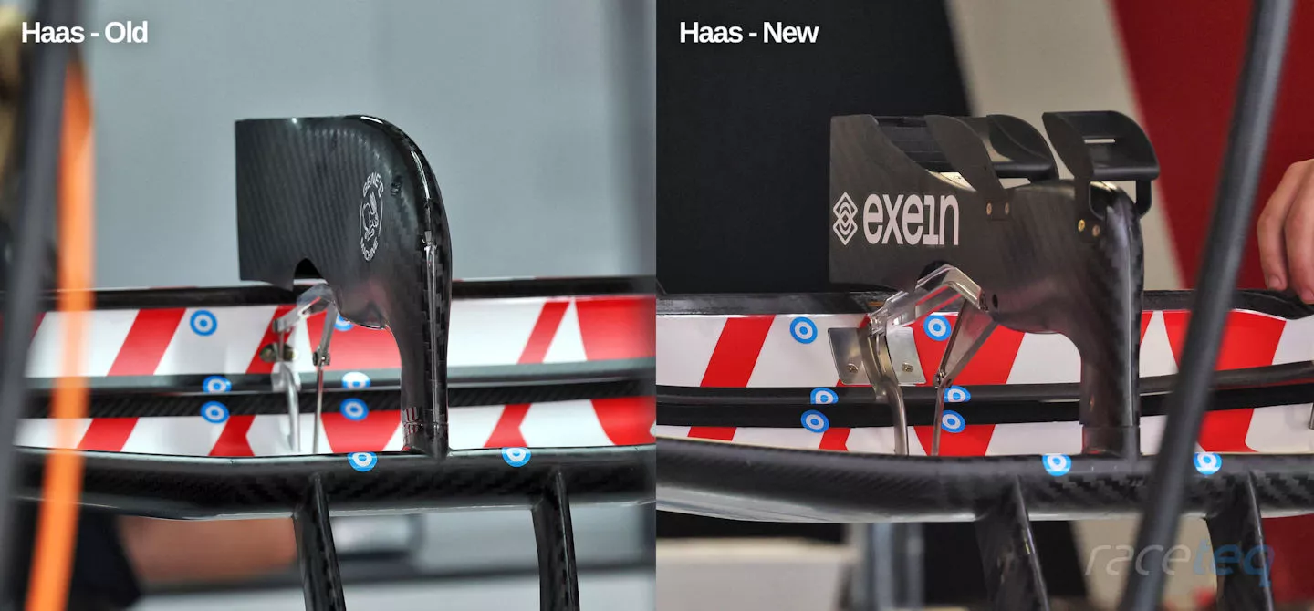 Haas VF-26 AA pod comparison