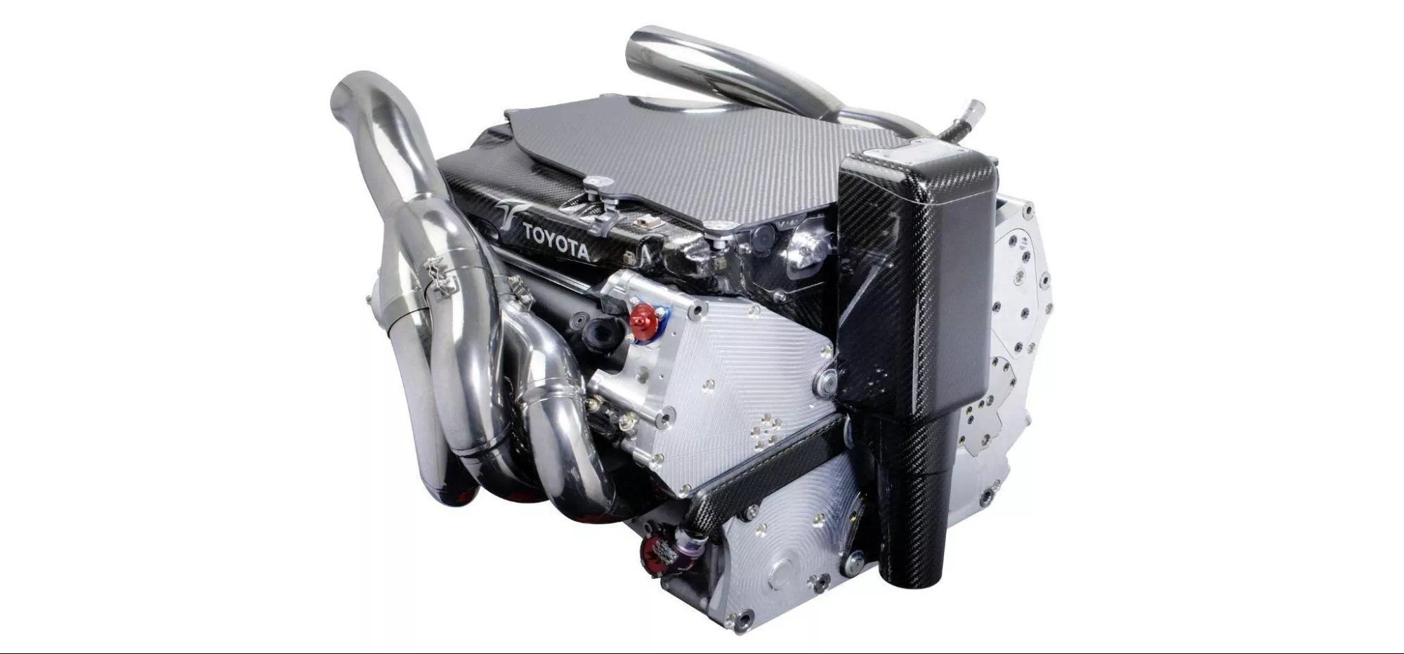 V8 engines returned to F1 in 2006 and remained until 2014. Pictured is the 2008 Toyota RVX-08