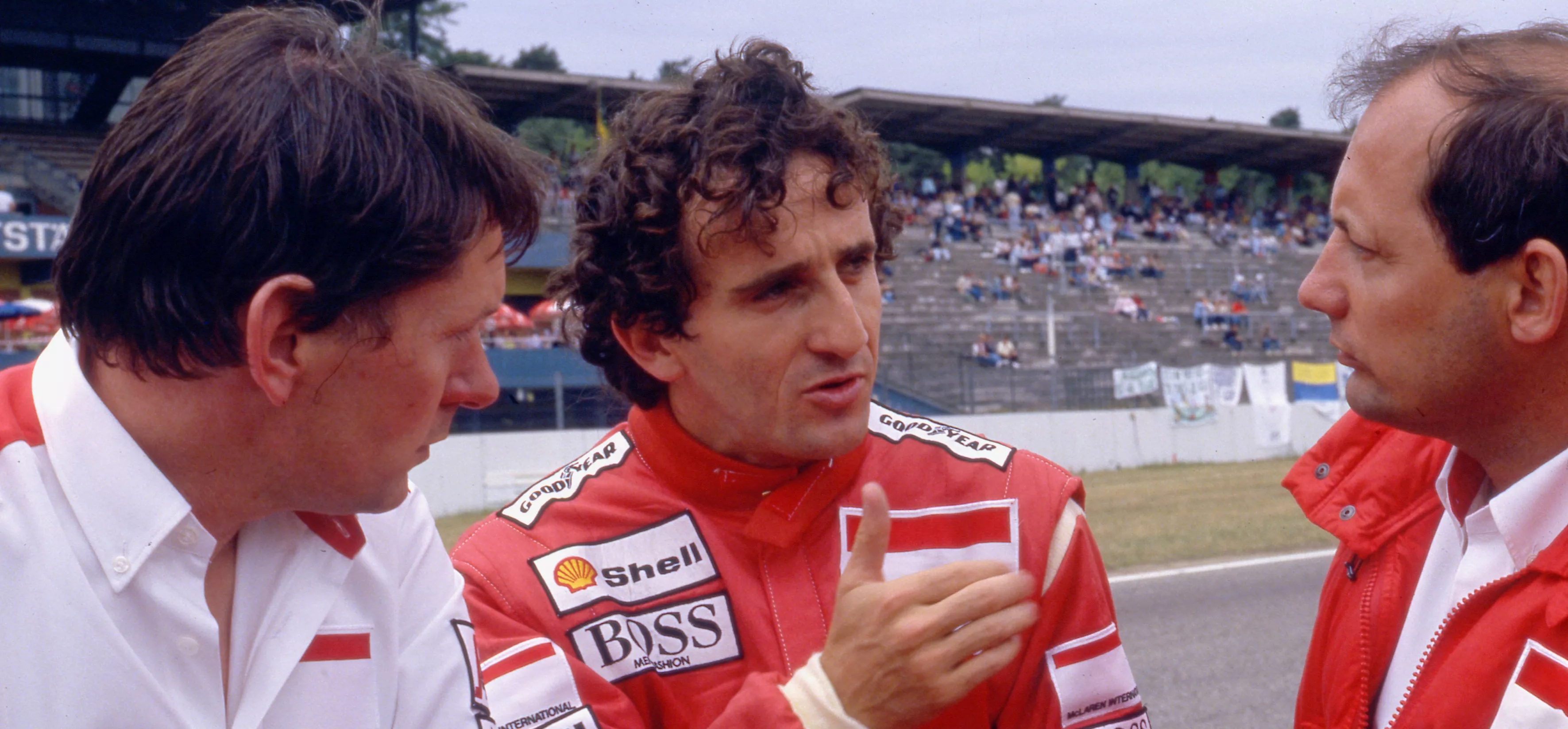 Ayrton Senna and John Barnard