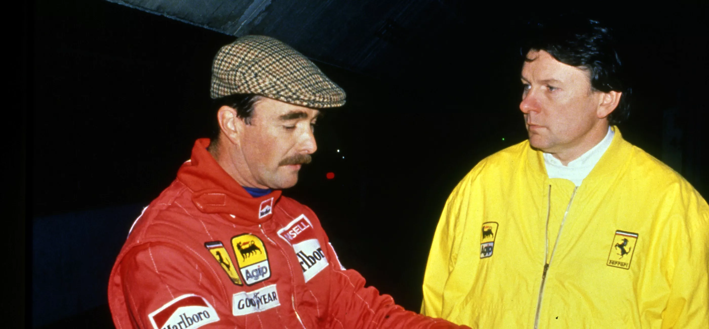 John Barnard and Nigel Mansell