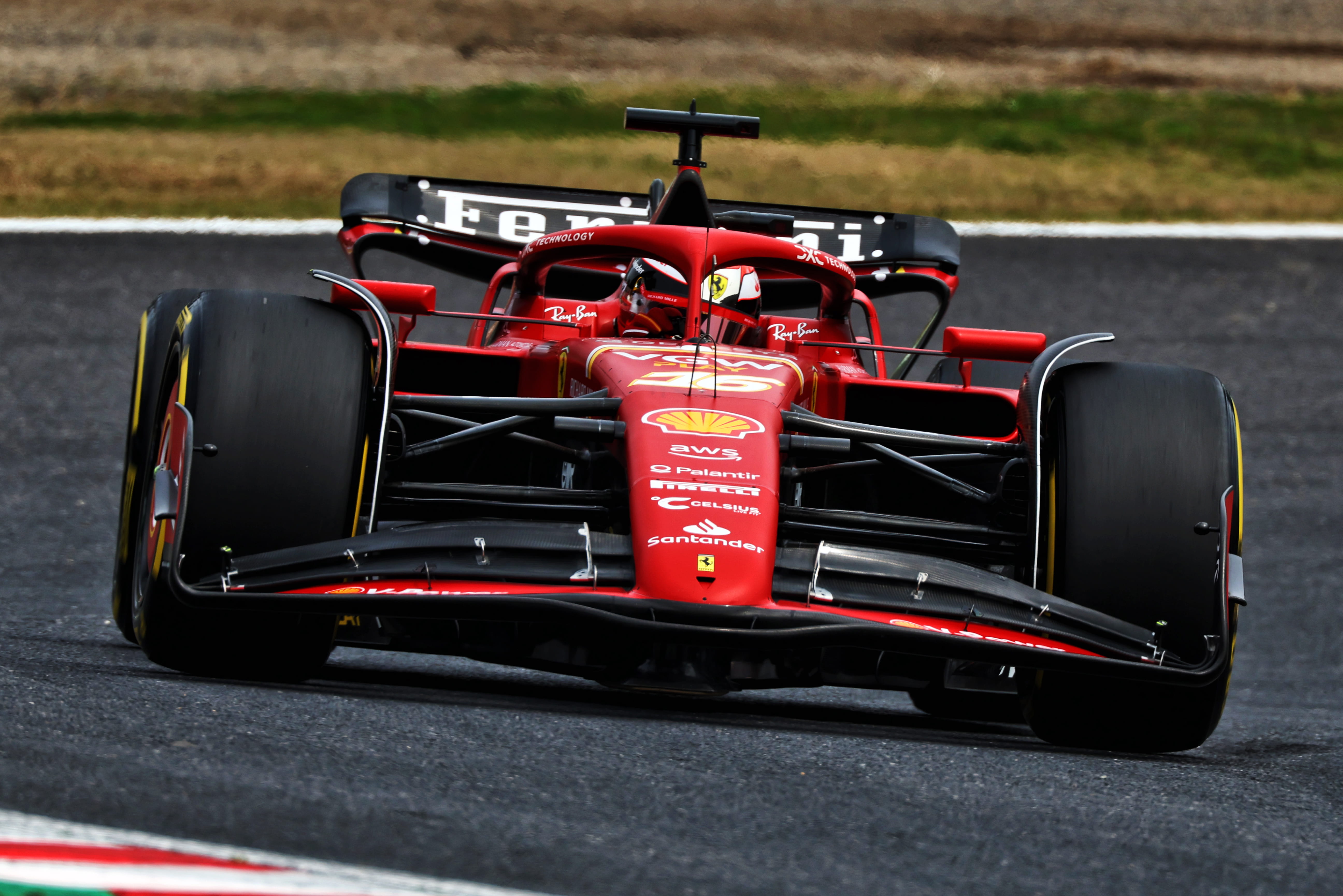 Ferrari 2024 F1 car front view